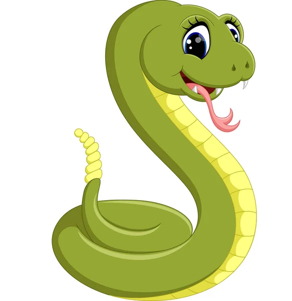 Símbolo de serpiente de la historieta cómica imágenes de stock de arte  vectorial | Depositphotos