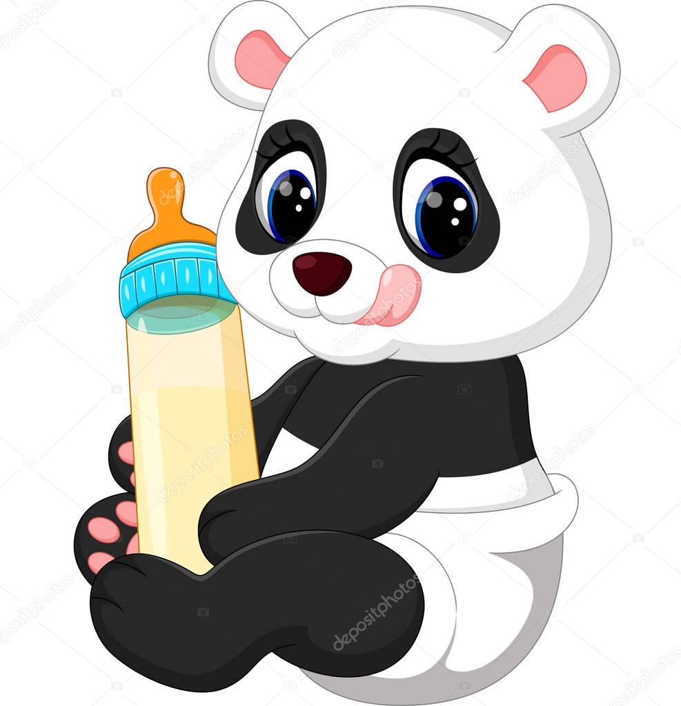 Illustration Of Cute Baby Panda Cartoon Vector Image By C Hermandesign15 Gmail Com Vector Stock