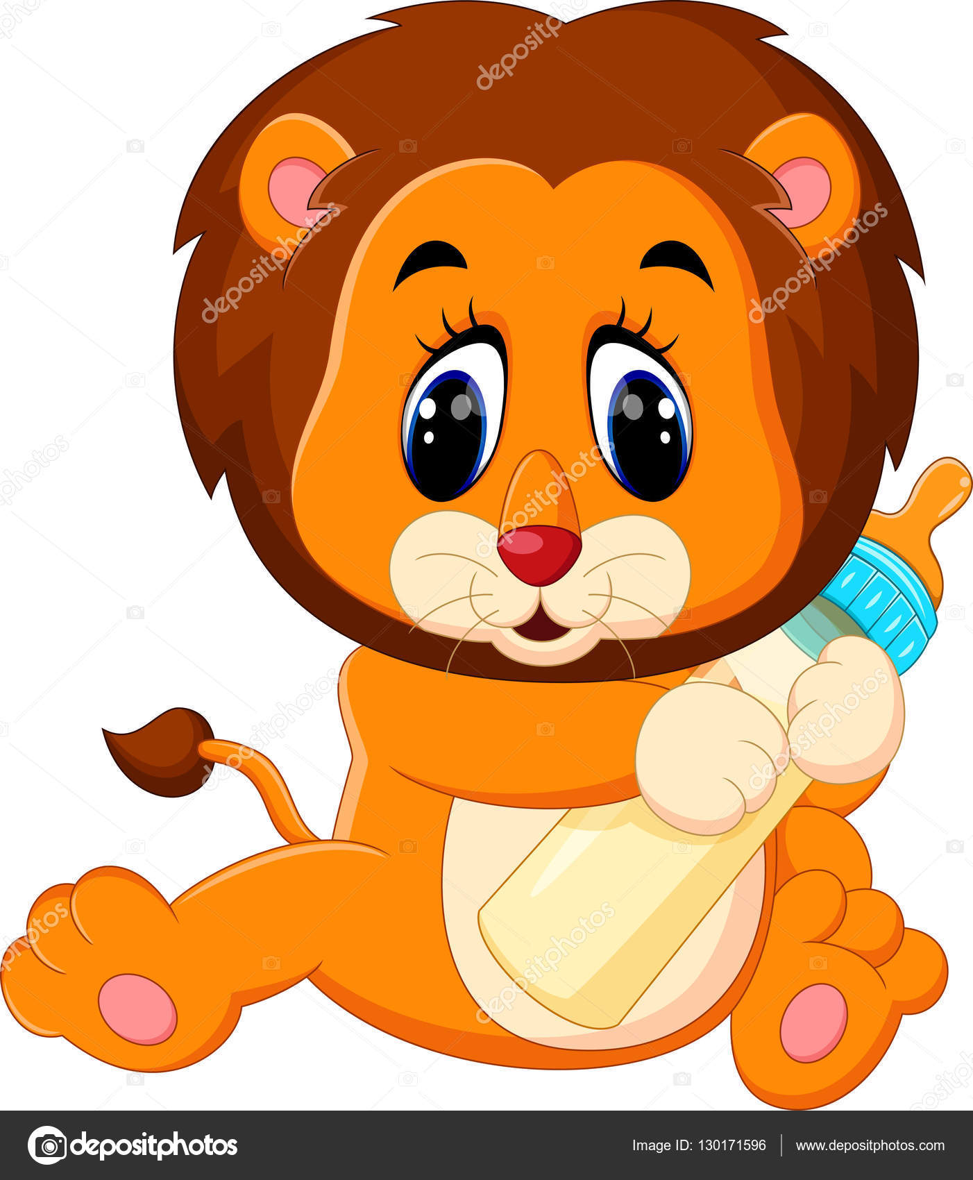 Illustration of cute baby lion cartoon Stock Vector Image by ©hermandesign2015@ #130171596 Illustration of cute baby lion cartoon Stock Vector Image by ©hermandesign2015@ #130171596