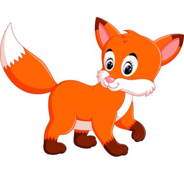 Şirin tilki çizgi filmi.