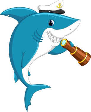 sevimli köpek balığı tutma dürbün