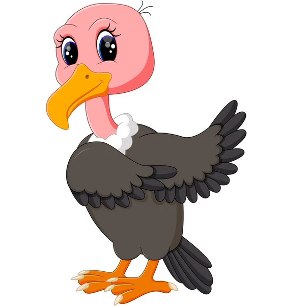 Illustration du dessin animé Vulture — Image vectorielle