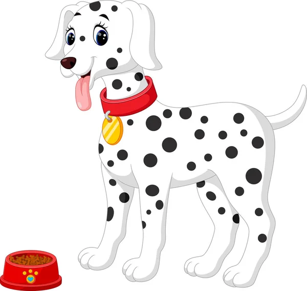 可爱的达尔马提亚狗 — 图库矢量图片