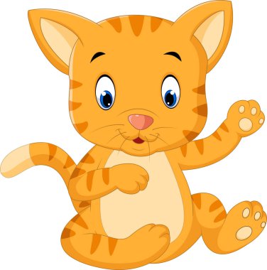 Şirin Bebek kedi çizgi film