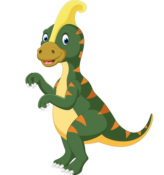 Cute Parasaurolophus cartoon — Stock Vector