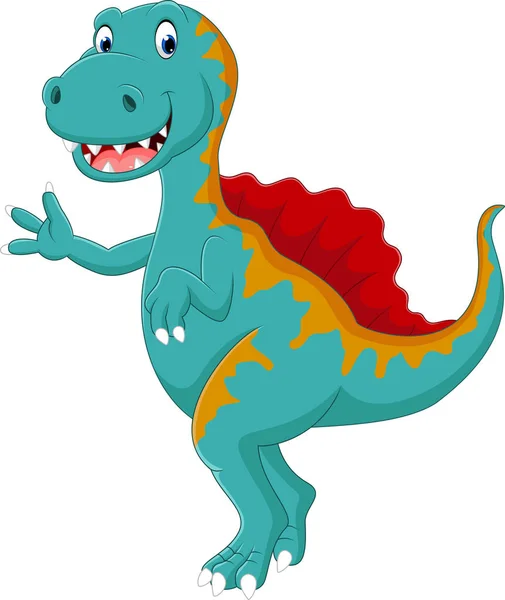 Schattig dinosaurus Spinosaurus — Stockvector