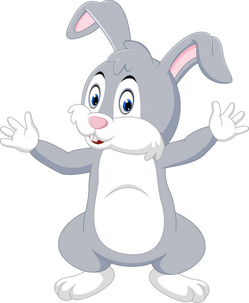 Милый мультяшный кролик