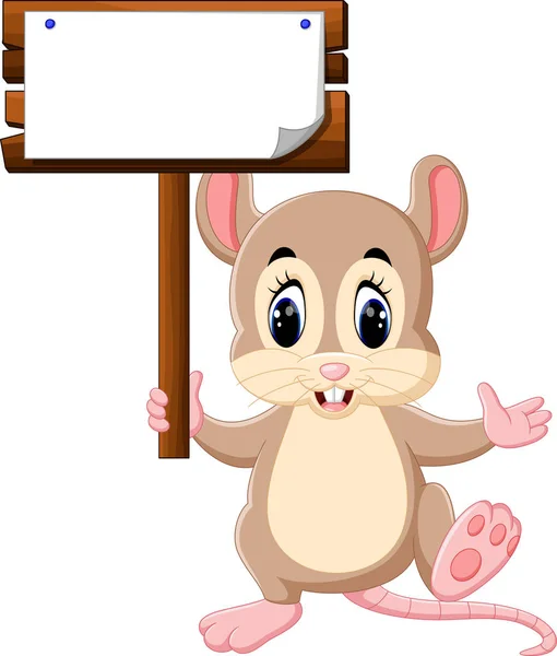 Draguta desene animate mouse-ul — Vector de stoc