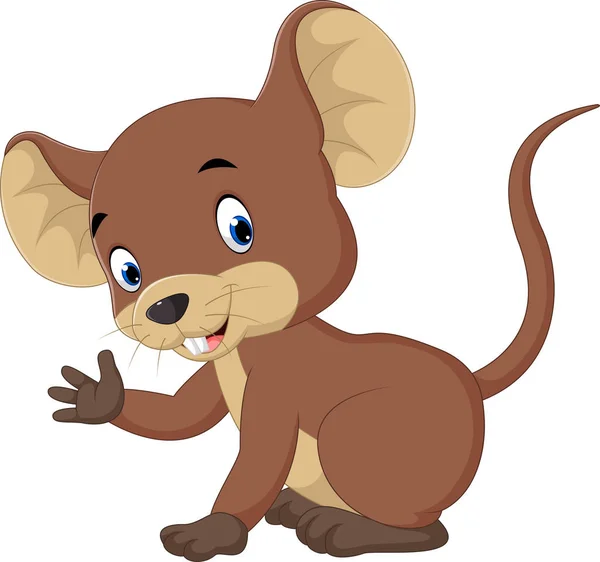 Draguta desene animate mouse-ul — Vector de stoc