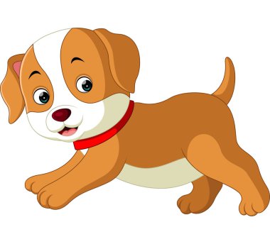 Tatlı köpek çizgi filmi.