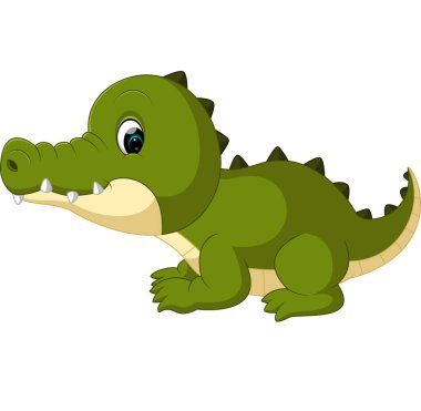 şirin timsah karikatür