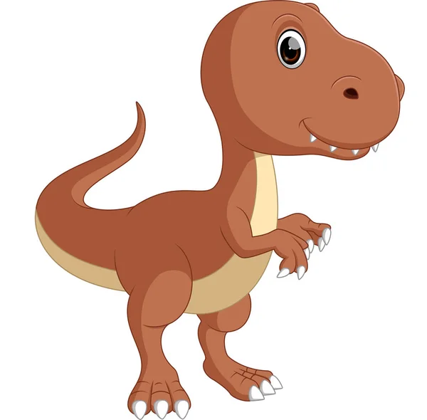 Desenhos animados de dinossauros bonitos —  Vetores de Stock