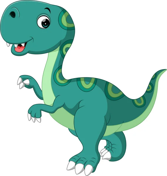 Cute dinosaur cartoon — Stock Vector