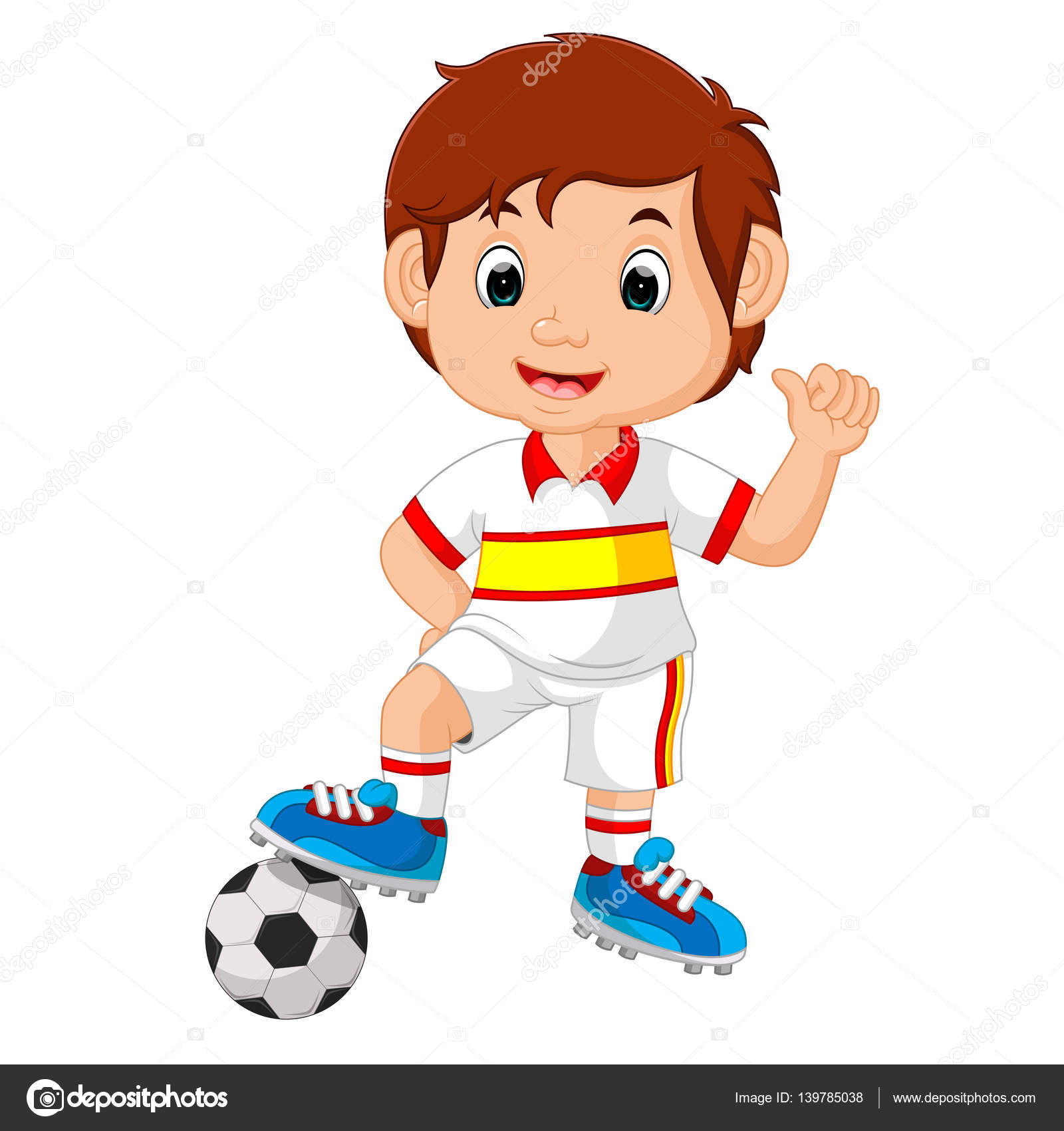 Página 2  Vetores e ilustrações de Jogo futebol infantil para