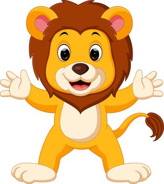 Tatlı aslan çizgi filmi.
