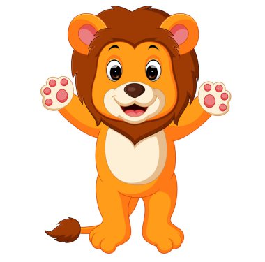 Tatlı aslan çizgi filmi.