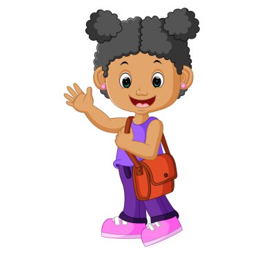 sırt çantaları ile çocuk