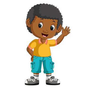 Sevimli çocuk çizgi film