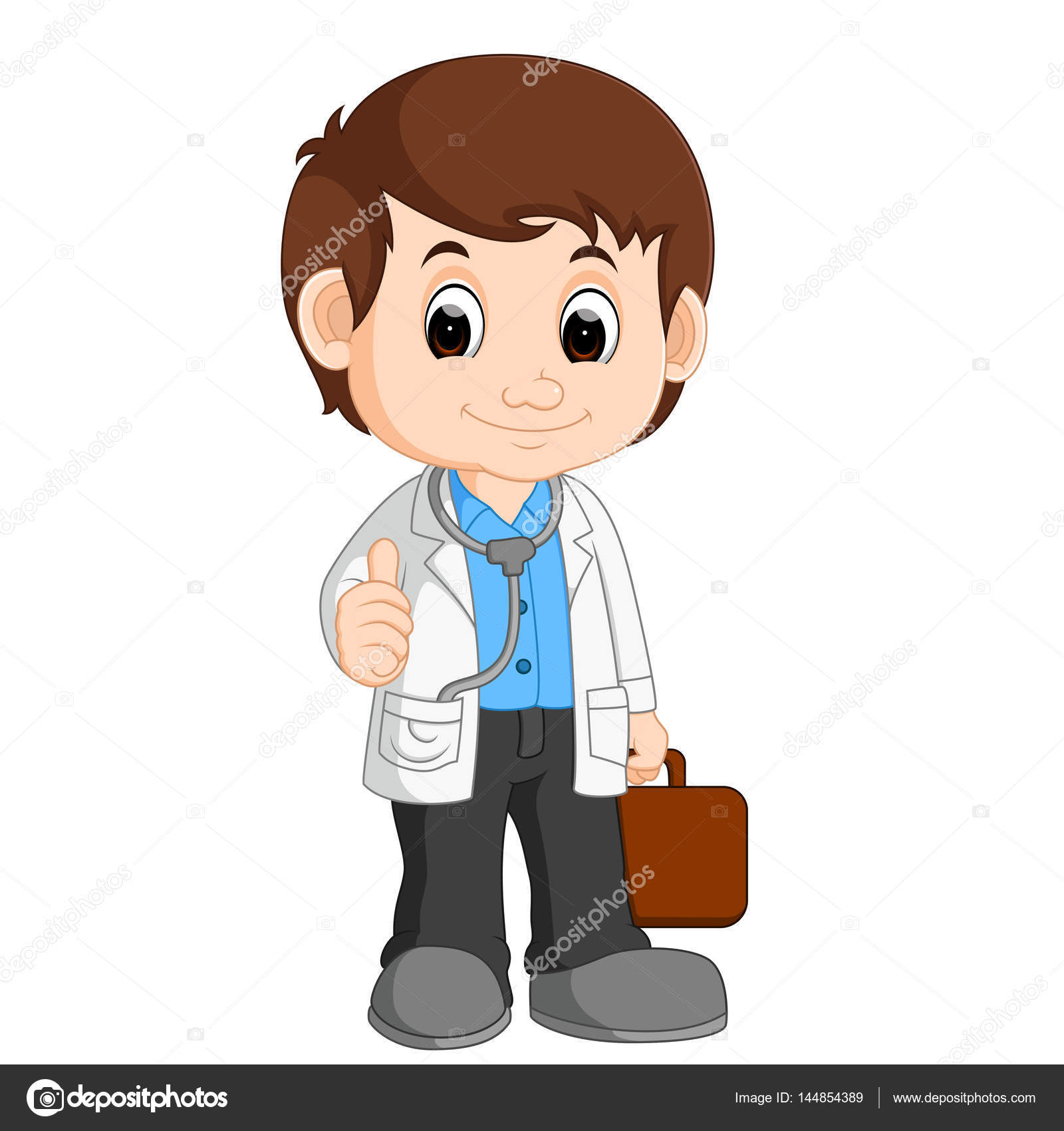 Médico Adorável Médico Bonito Dos Desenhos Animados PNG , Médico