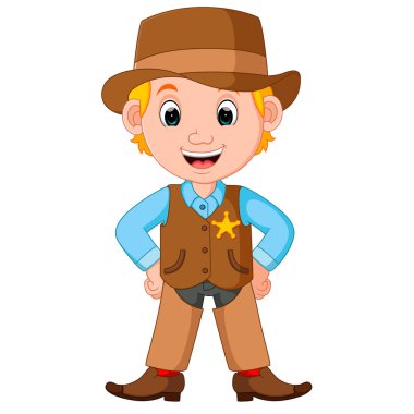  silahlı bir kovboy