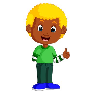 Sevimli çocuk çizgi film