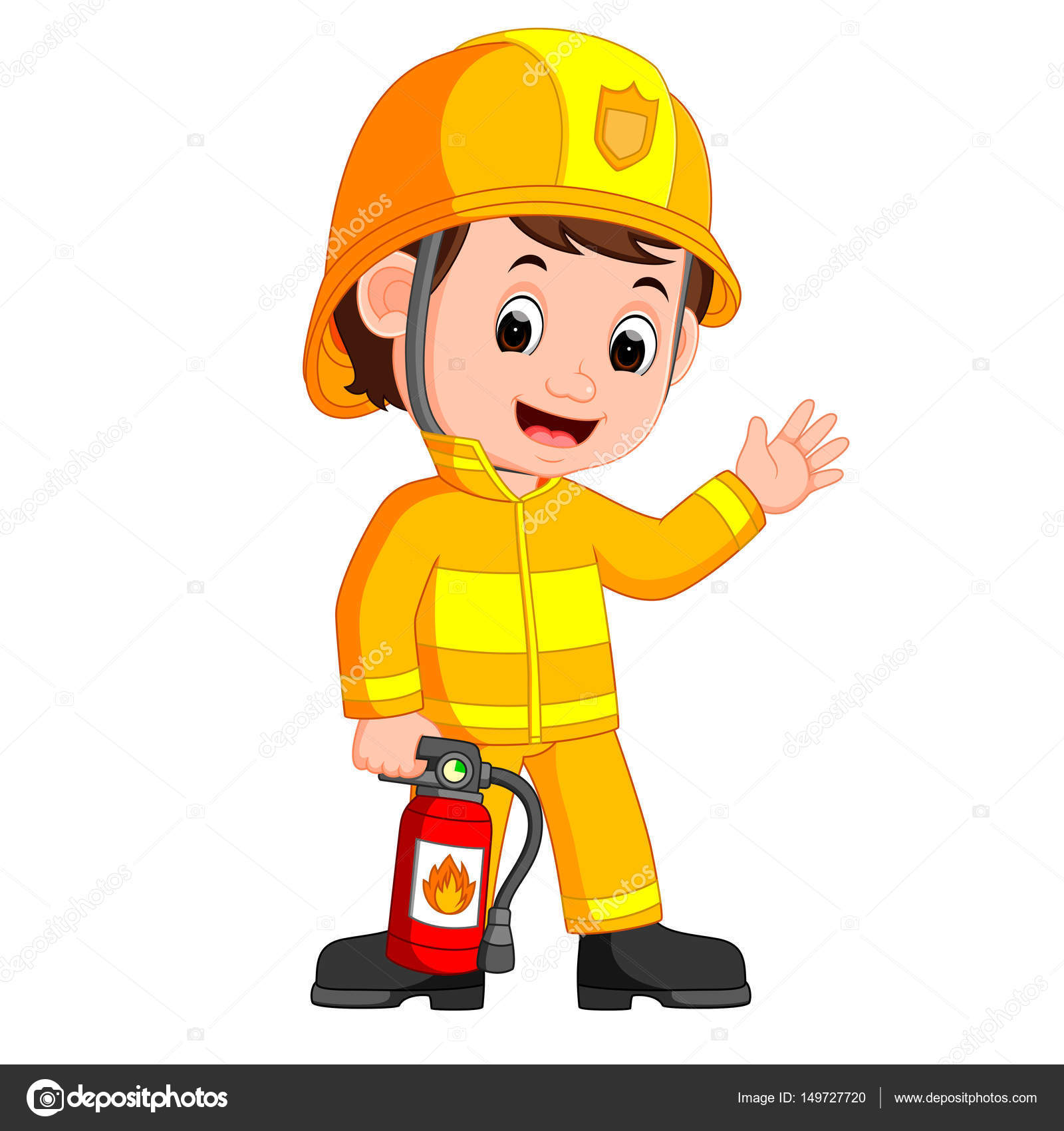 Bombero dibujos animados imágenes de stock de arte vectorial | Depositphotos Bombero dibujos animados imágenes de stock de arte vectorial | Depositphotos