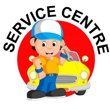 Tamirci araba tamir ediyor.