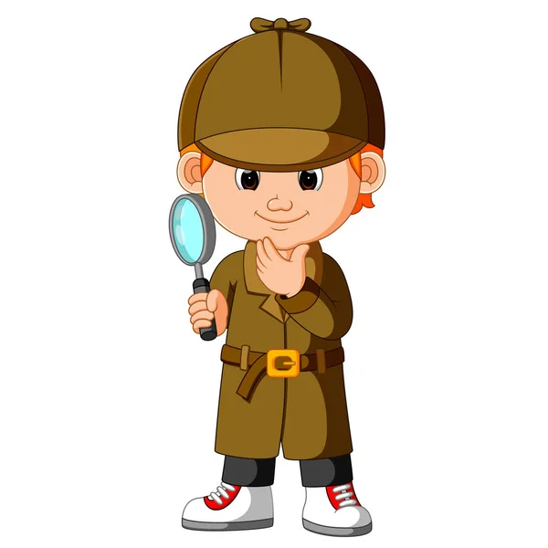 Niño detective imágenes de stock de arte vectorial | Depositphotos Niño detective imágenes de stock de arte vectorial | Depositphotos