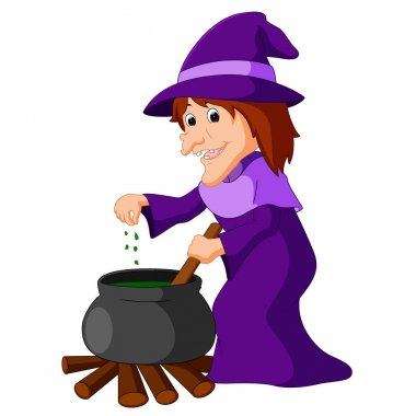 Cadı iksir hazırlama