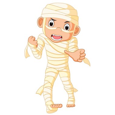 karikatür Mısır mumya