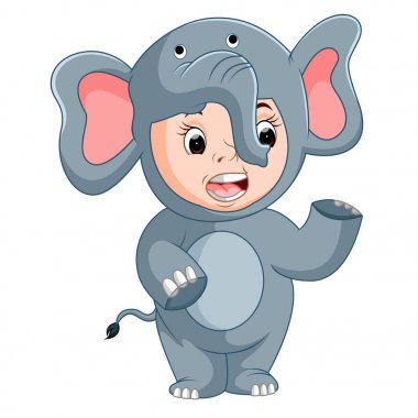 Hayvan kostümleri giyen sevimli çocuklar