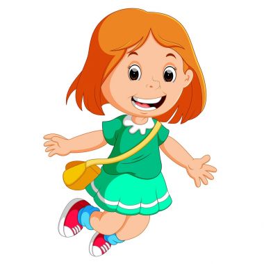 Şirin küçük kız.