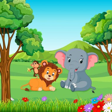 Ormandaki vahşi hayvanlar