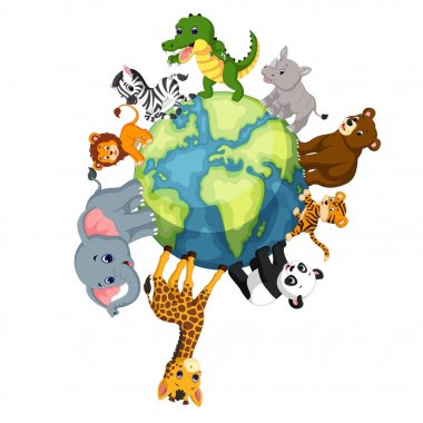 Dünyanın dört bir yanından vahşi hayvan ayakta