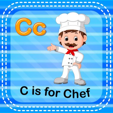 Flashcard C Şef için harftir