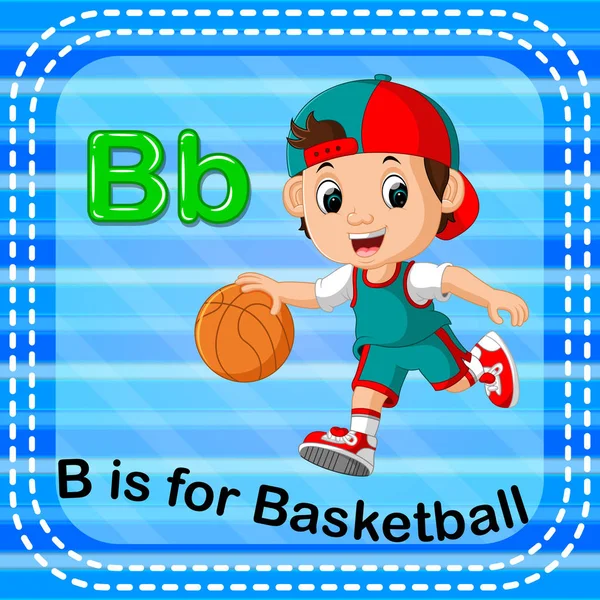 Буква Баскетбола — стоковый вектор