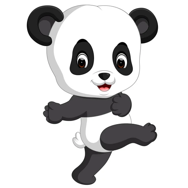 熊猫可爱搞笑宝宝 — 图库矢量图片