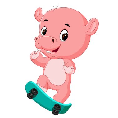 sevimli hippo oyun kaykay