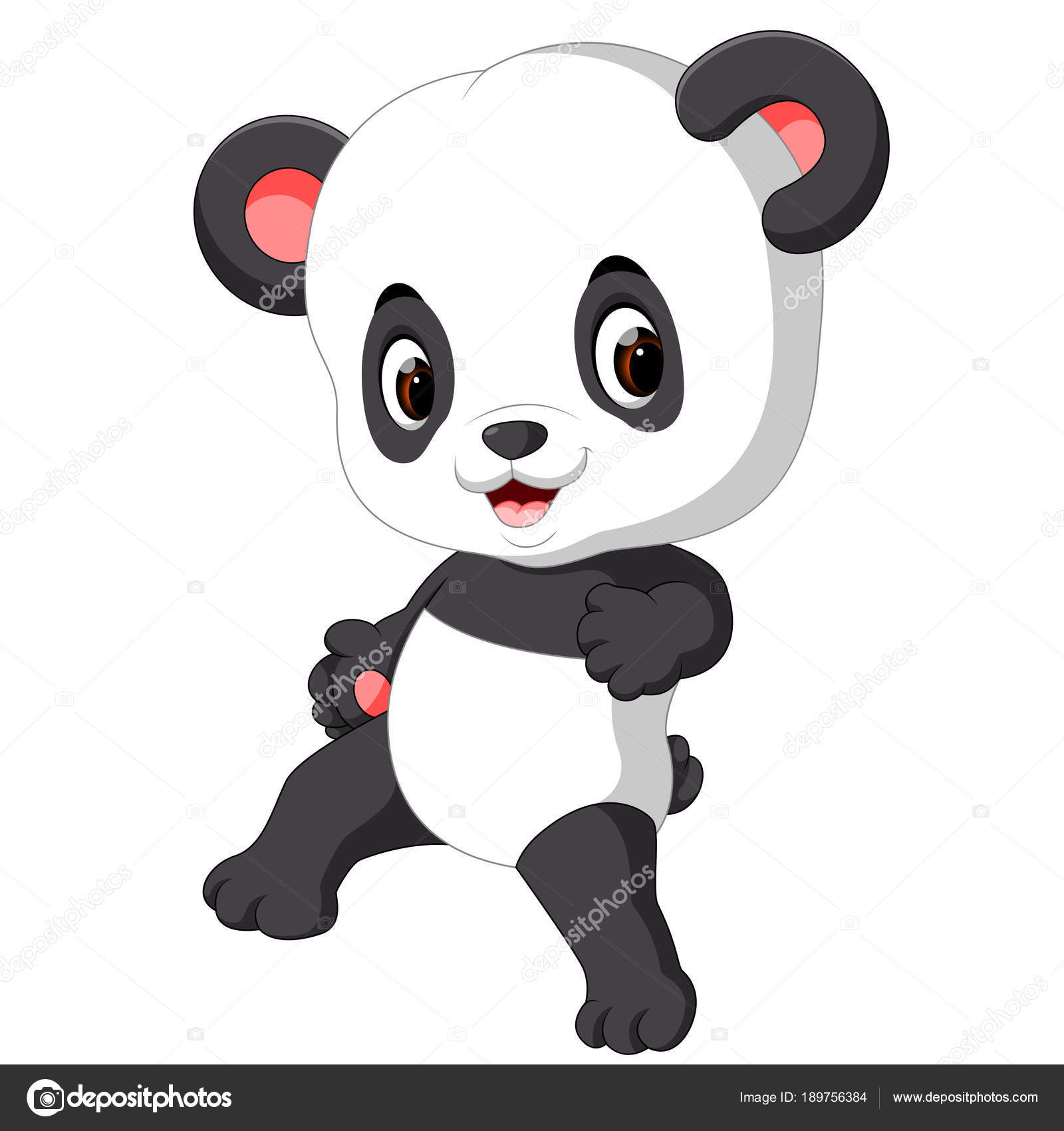 Baby panda cartoon deals