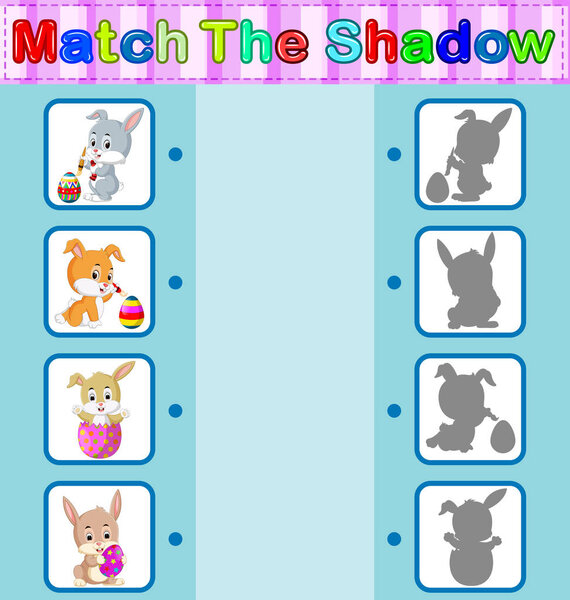 Найти правильную тень кролика
