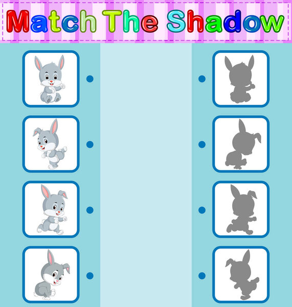 Найти правильную тень кролика
