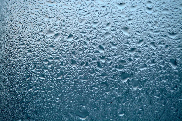 Close Up detail of moisture condensation problems, water drops, — Stock Photo, Image