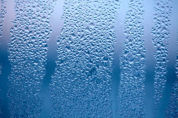 Närbild detalj av fukt kondensationsproblem, vattendroppar, — Stockfoto