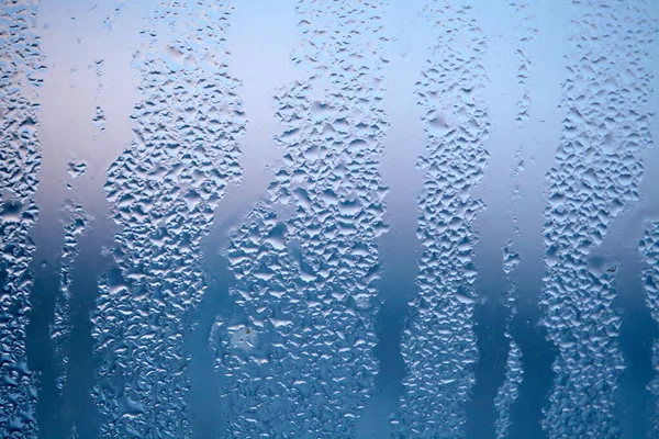 Detalhe de perto de problemas de condensação de umidade, gotas de água , — Fotografia de Stock