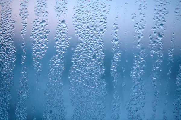 Drops of condensed steam, water drops. Close up detail of moistu — Stock Photo, Image