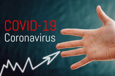 Görüntü: COVID-19 virüsü. Coronavirus Covid-19 salgını. Pandemik sağlık riski konsepti. Corona virüsünün dünyaya yayılması