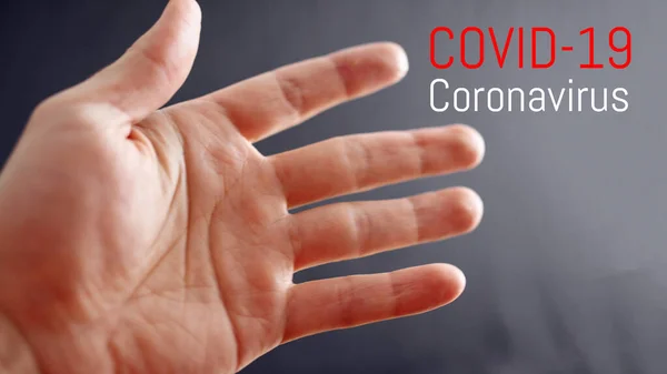 Görüntü Covid Virüsü Coronavirus Covid Salgını Pandemik Sağlık Riski Konsepti — Stok fotoğraf