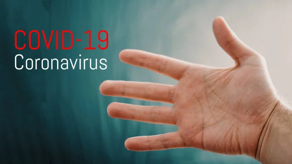 Coronavirus Covid Salgını Önleme Sabunla Sıcak Suyla Ellerini Yıka Ovalayarak — Stok fotoğraf