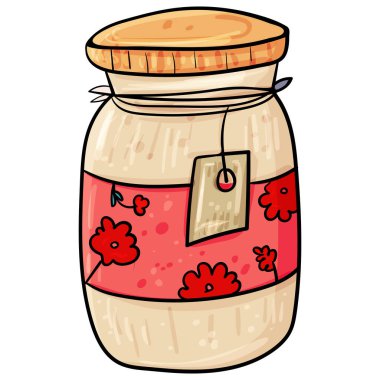 Çiçek balı, hasattan sonra koruma. Sefil şık ve rahat bir ev. Vektör karalama çizimi