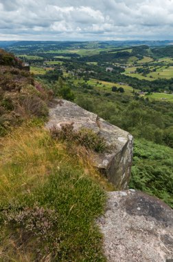 Froggatt kenarında Üstten Görünüm